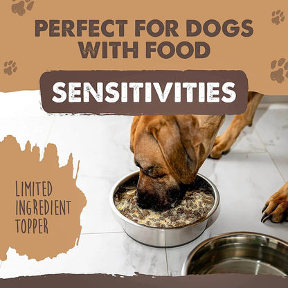 Mighty Paw Healthy Digestion Bundle: Maze Slow Feeder Bowl Insert with All-Natural Himalayan Yak Cheese Food Topper